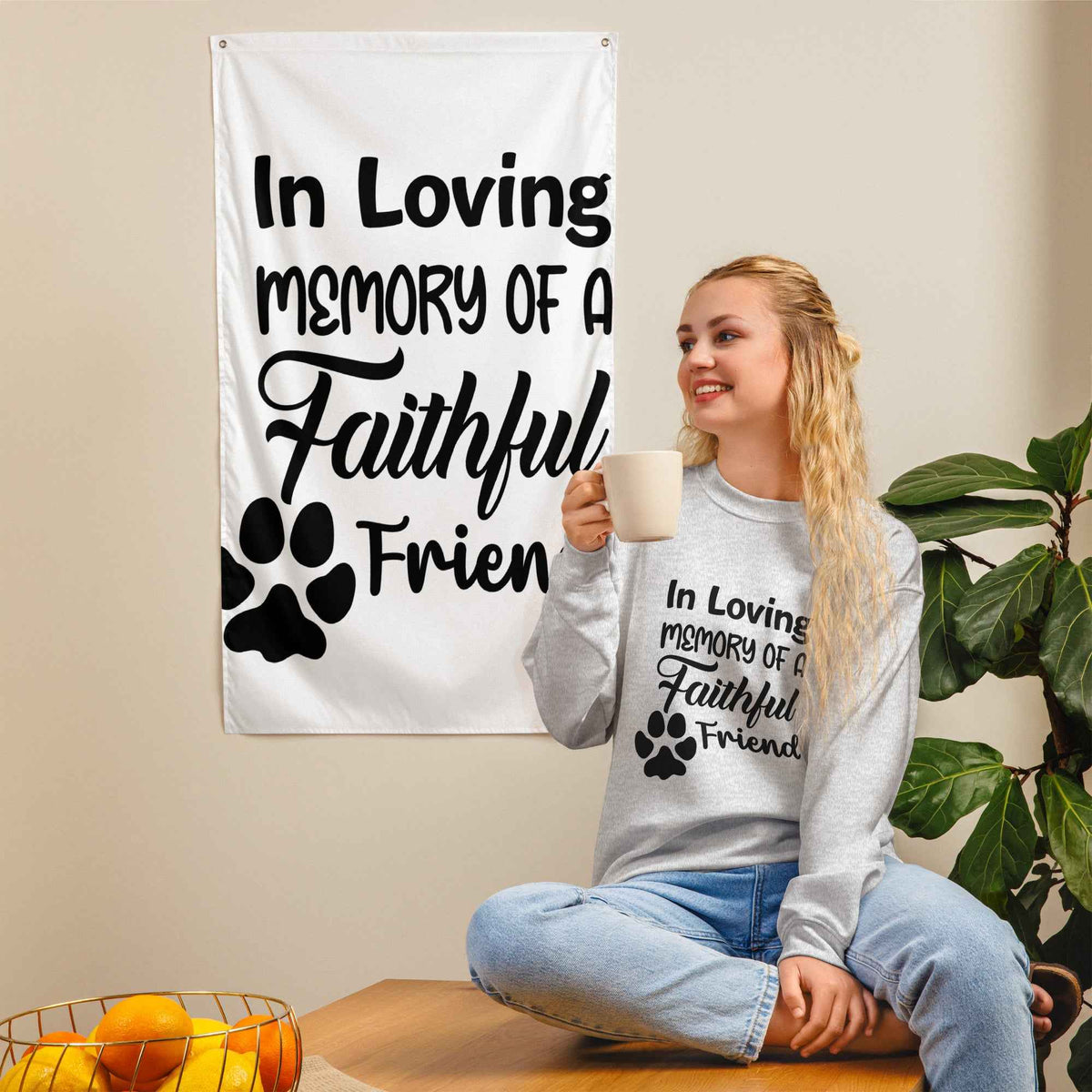 In Loving Memory Of A Faithful Friend Sweatshirt
