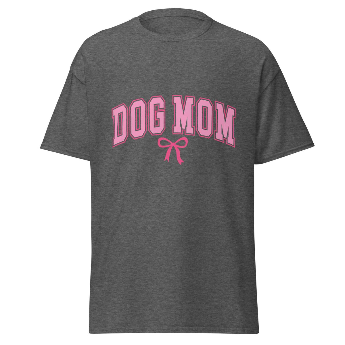 Dog Mom Varsity Bow Tee