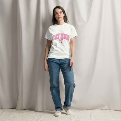 Cat Mom Varsity Bow Tee