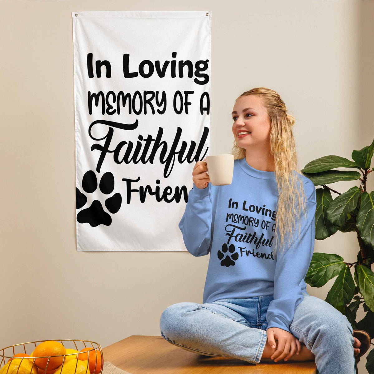 In Loving Memory Of A Faithful Friend Sweatshirt