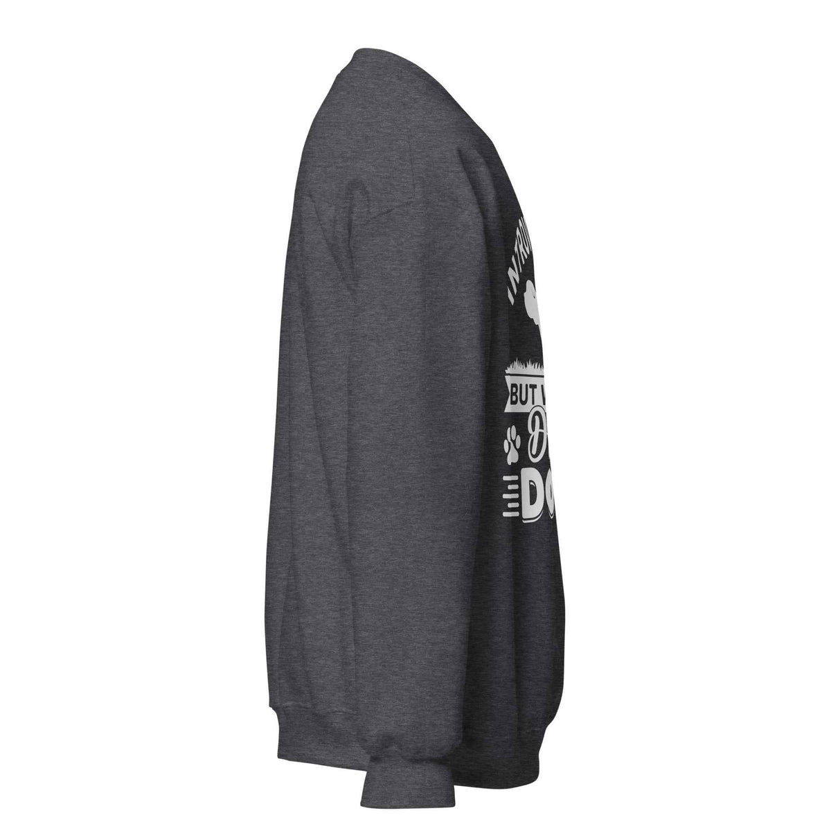 Introverted But Willing To Discuss Dogs Sweatshirt
