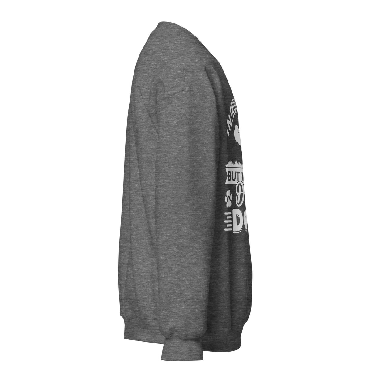 Introverted But Willing To Discuss Dogs Sweatshirt