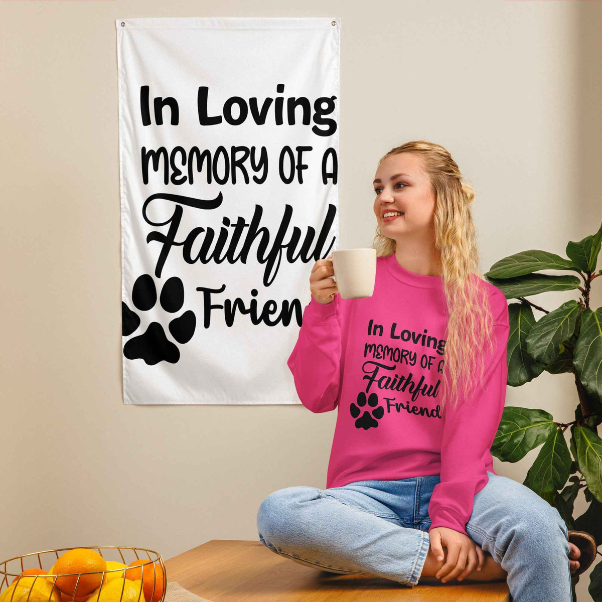 In Loving Memory Of A Faithful Friend Sweatshirt