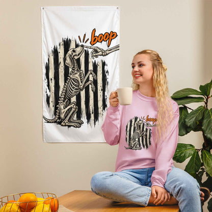 Skeleton Dog Boop Halloween Sweatshirt