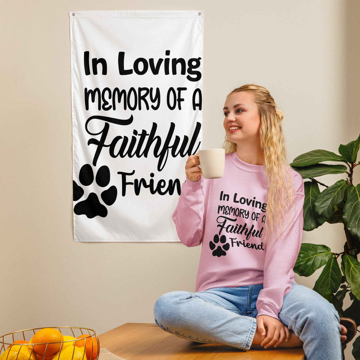 In Loving Memory Of A Faithful Friend Sweatshirt