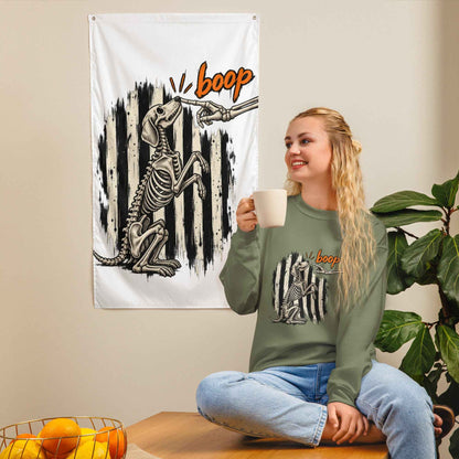 Skeleton Dog Boop Halloween Sweatshirt