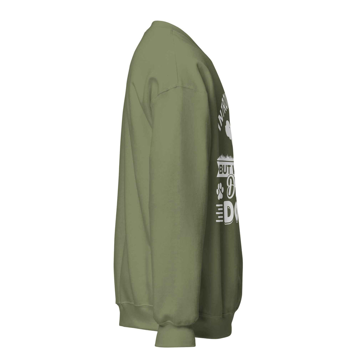 Introverted But Willing To Discuss Dogs Sweatshirt