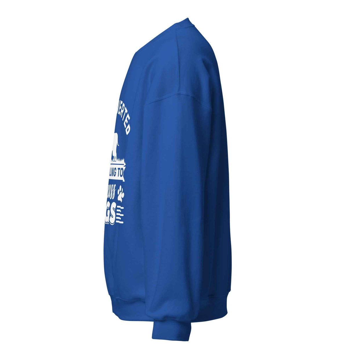 Introverted But Willing To Discuss Dogs Sweatshirt