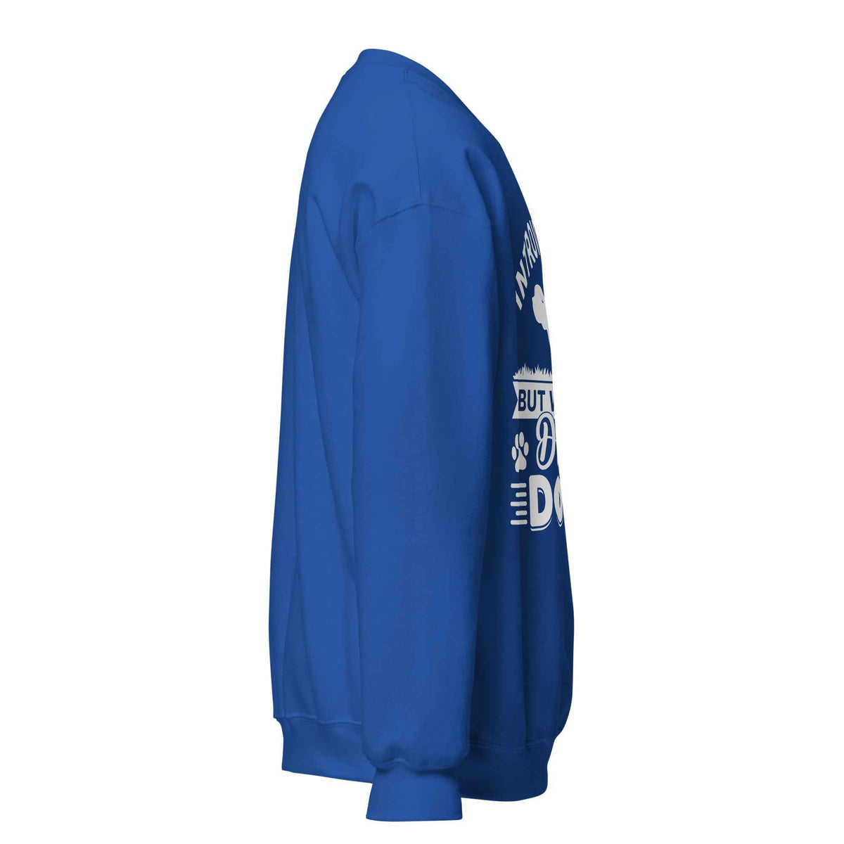 Introverted But Willing To Discuss Dogs Sweatshirt