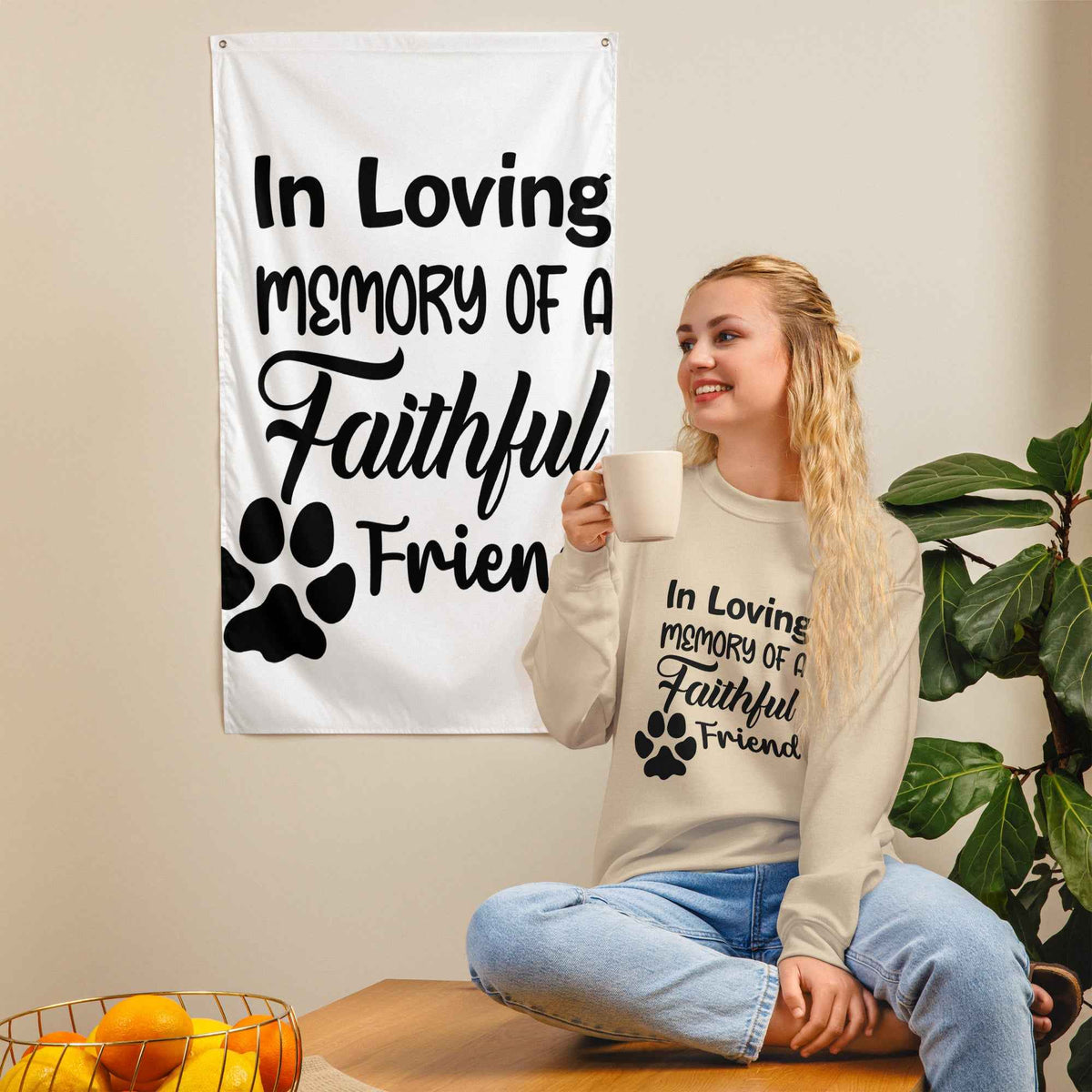 In Loving Memory Of A Faithful Friend Sweatshirt