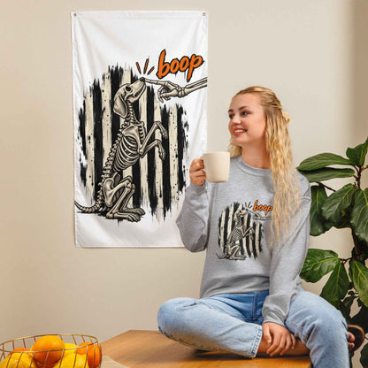 Skeleton Dog Boop Halloween Sweatshirt