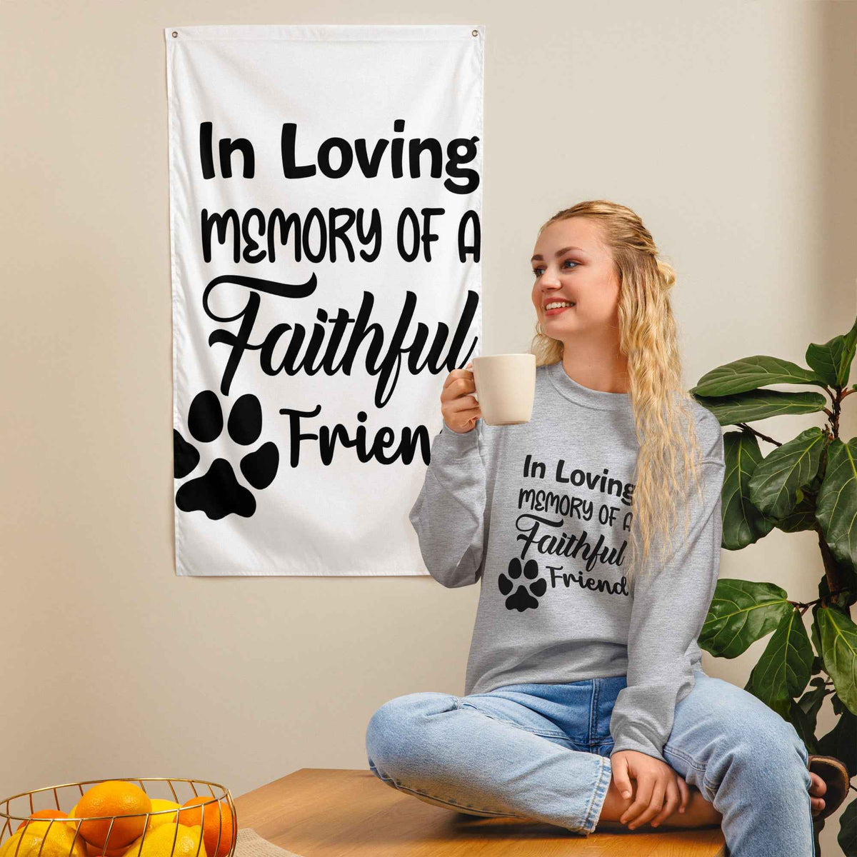 In Loving Memory Of A Faithful Friend Sweatshirt