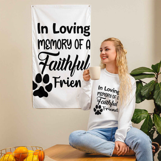 In Loving Memory Of A Faithful Friend Sweatshirt