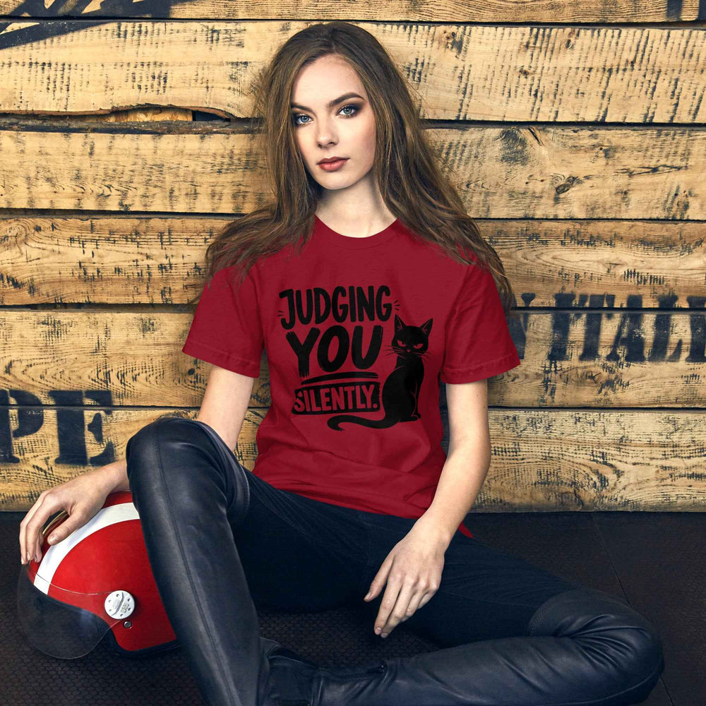 Judging You Silently Cat Tee