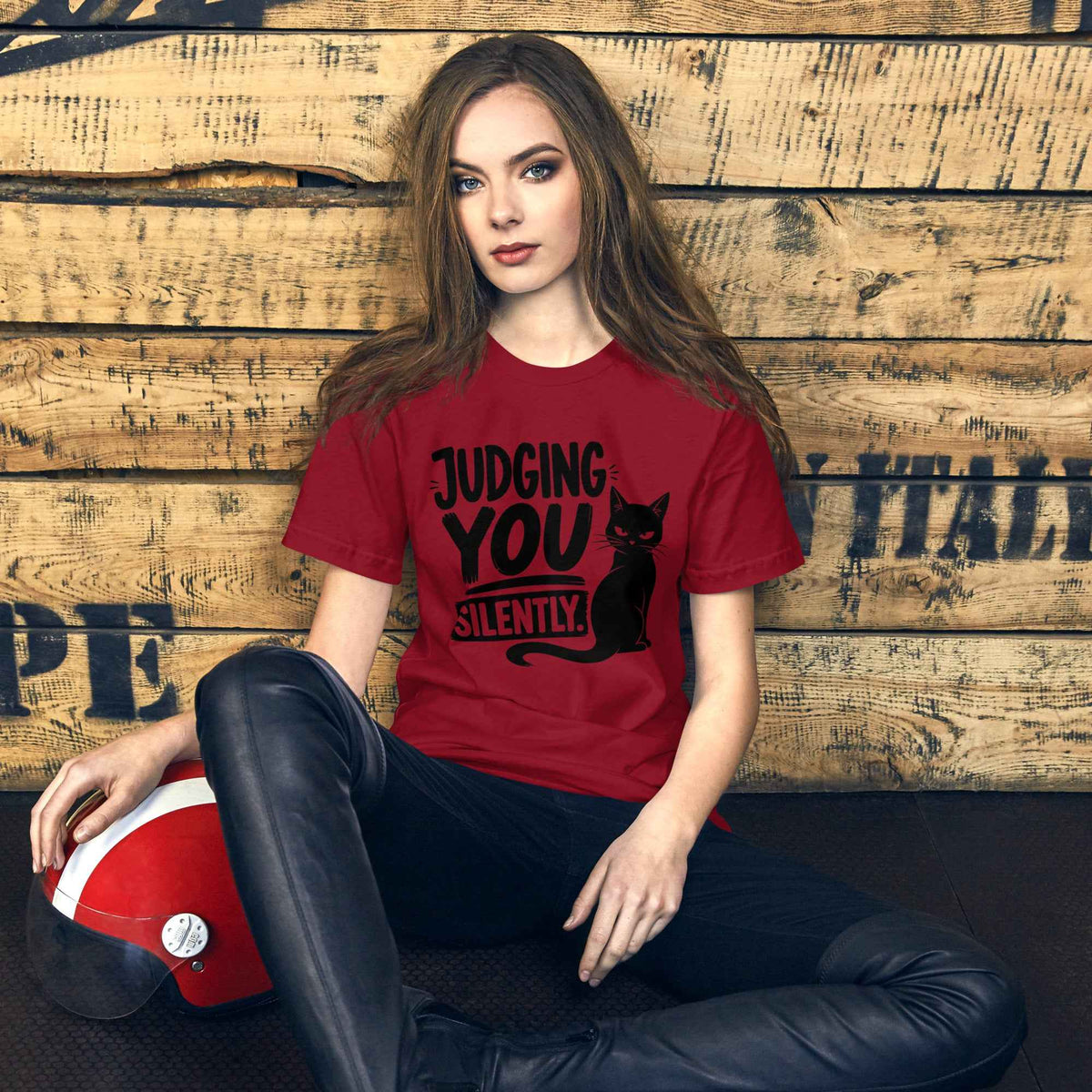 Judging You Silently Cat Tee