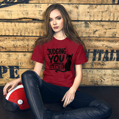 Judging You Silently Cat Tee