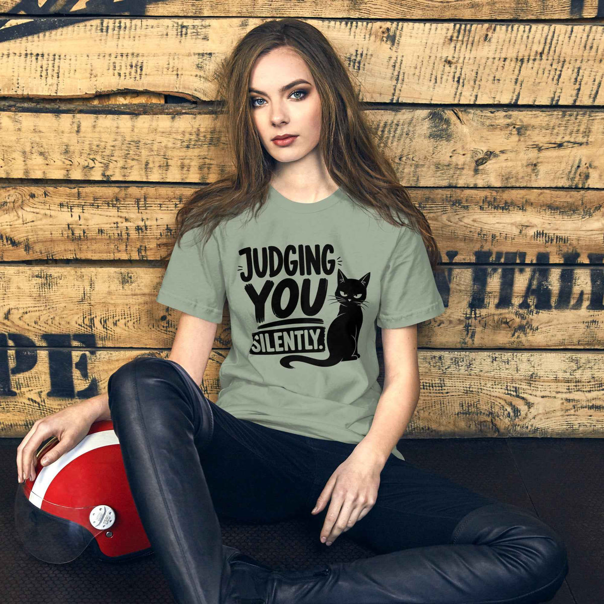 Judging You Silently Cat Tee