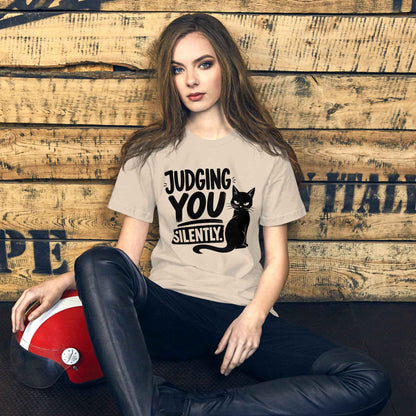 Judging You Silently Cat Tee