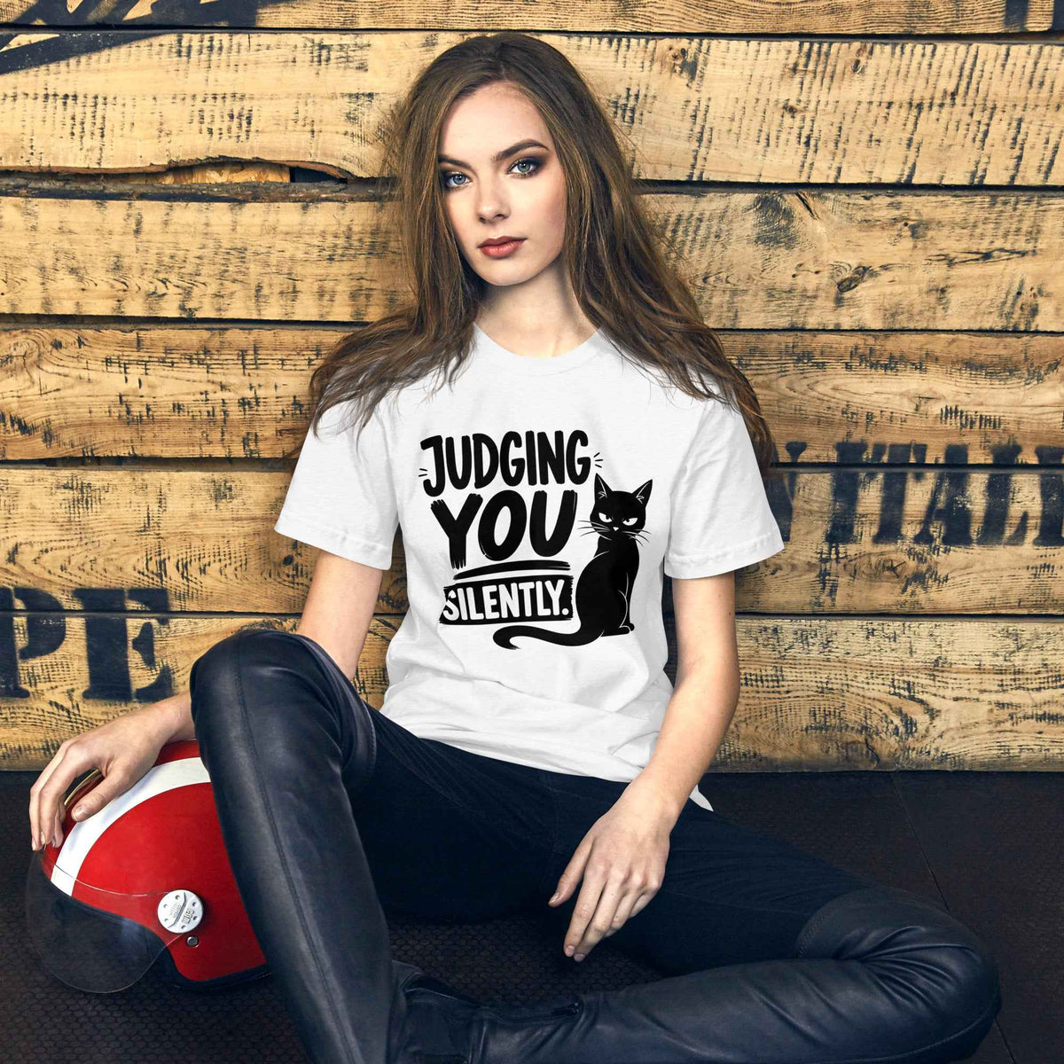 Judging You Silently Cat Tee
